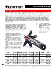 2011 Rotor Pricing - KHS