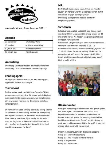 B nieuwsbrief 9 september 2011[1]