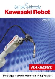 Katalog - RA-Serie - Kawasaki Robotics Deutschland GmbH