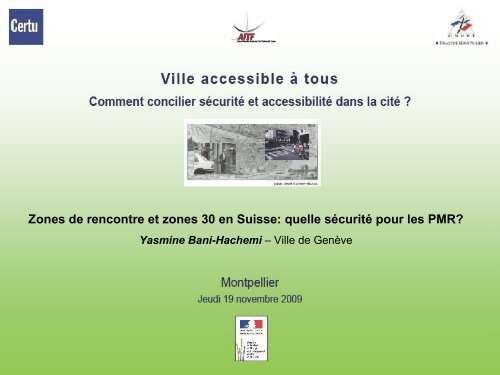 exemple de la Suisse, acte journÃ©e Ville accessible Ã ...