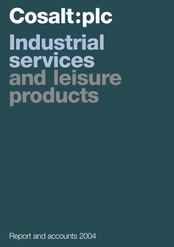 Industrial Services And Leisure Products - Cosalt