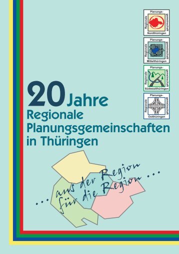 Broschüre 20 Jahre Regionale Planungsgemeinschaften in Thüringen