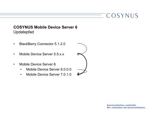 Troubleshooting - Cosynus