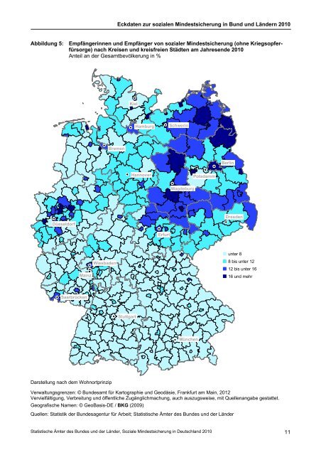 Soziale Mindestsicherung in Deutschland 2010