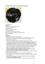 Galette de truffes aux oignons et lard fumÃ© (Recette de Robuchon ...