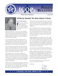 ICOPs Police Bulletins - Illinois Council Of Police