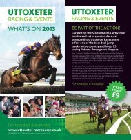 Download our 2013 Raceday Leaflet (pdf, 4.5mb) - Uttoxeter ...