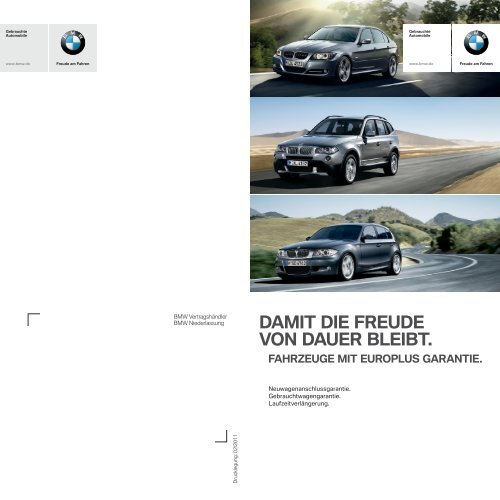 Die Europlus Garantie Bmw Diplomatic Sales