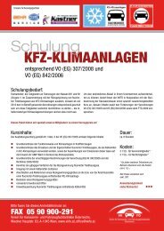 KFZ-Klimaanlagen Schulung - Wuapaa