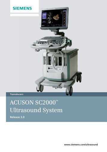 ACUSON SC2000™ Ultrasound System - Siemens Healthcare