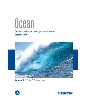 Petrel Data Access.book - Ocean - Schlumberger
