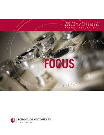 Annual Reports - Indiana University School of Optometry