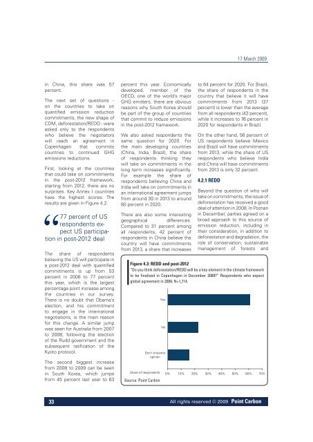 Carbon 2009 Emission trading coming home - UNEP Finance Initiative