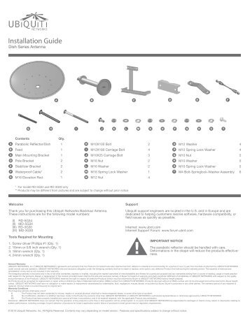 Installation Guide - Ubiquiti Networks