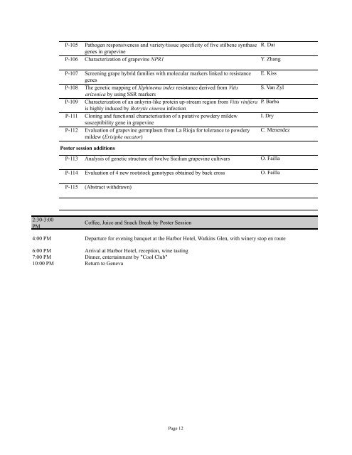 conference schedule and program with abstracts - Horticulture ...