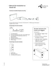 Manual fÃƒÂ¶r installation av Router 80 - Bredbandsbolaget