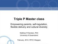 Triple P Masterclass - Matt Sanders.pdf - Parenting and Family ...