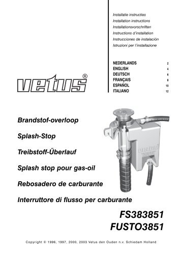 FS383851 FUSTO3851 - Vetus