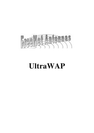 UltraWAP - Freenet Antennas