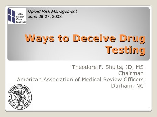 Drug Testing Integrity