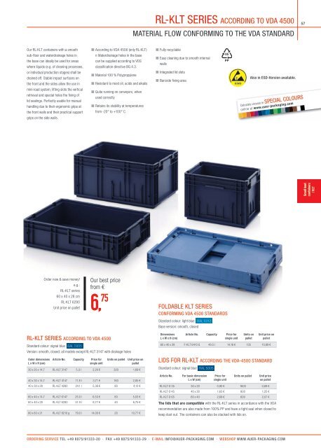 Catalogue as PDF - AUER Packaging