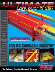 Ultimate Conveyor Large - PECO Car Wash Systems