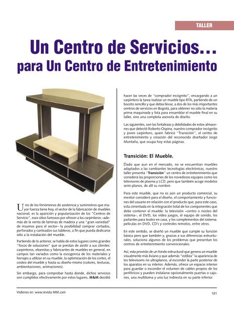 Un Centro de Serviciosâ€¦ - Revista El Mueble y La Madera