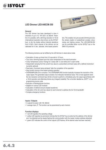 LED Dimmer LED-04ECM-350