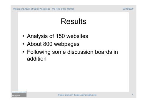 Misuse and Abuse of Opioid Analgesics â the Role of the Internet ...