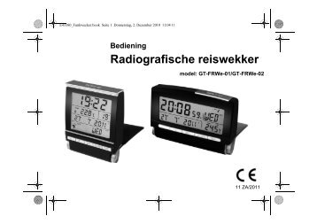 Radiografische reiswekker - Teknihall.be