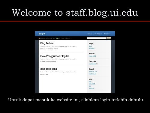 Welcome to staff.blog.ui.edu - Blog Staff UI
