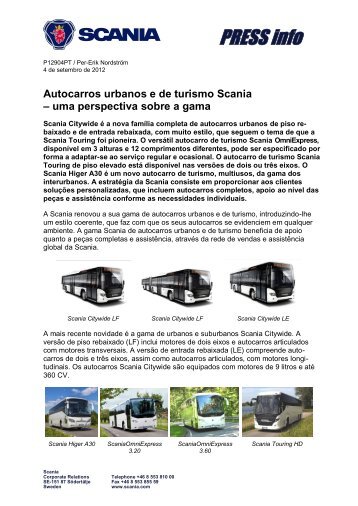 Scania press release