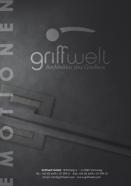 Gesamt Katalog Griffwelt - EMOTIONEN 2013/2014 