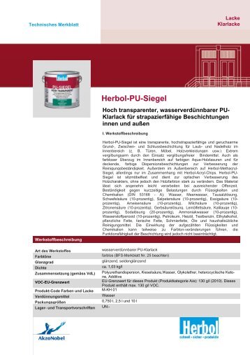 Herbol-PU-Siegel