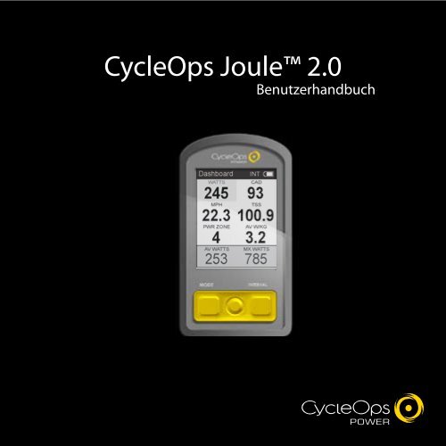 CycleOps JouleÃ¢Â„Â¢ 2.0