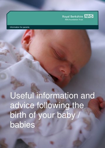Information for parents - The Royal Berkshire NHS Foundation Trust