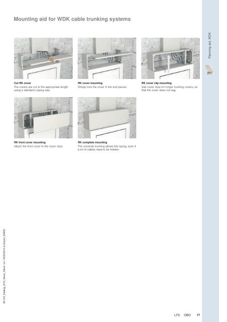 LFS Cable routing systems - OBO Bettermann