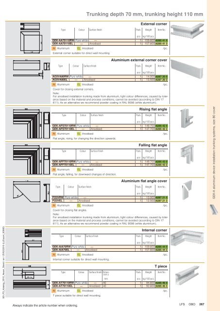 LFS Cable routing systems - OBO Bettermann