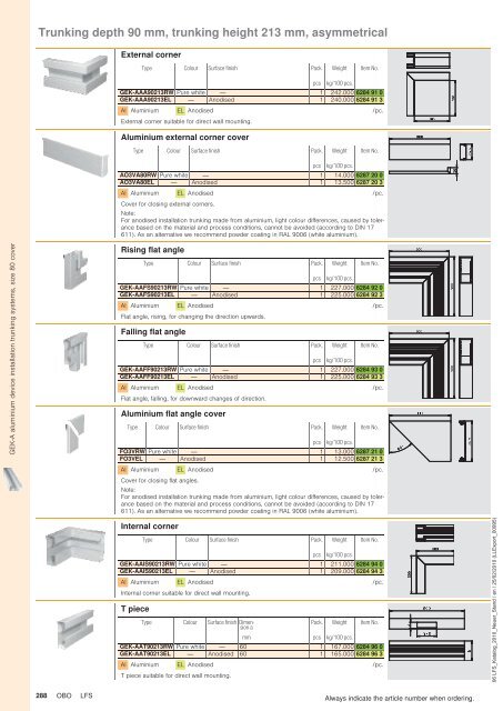 LFS Cable routing systems - OBO Bettermann