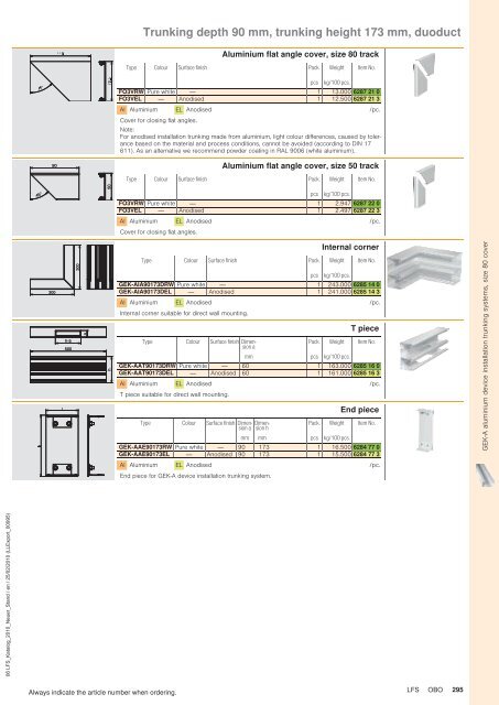 LFS Cable routing systems - OBO Bettermann