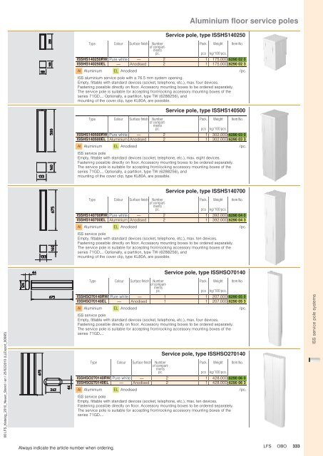 LFS Cable routing systems - OBO Bettermann