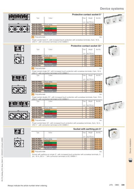 LFS Cable routing systems - OBO Bettermann