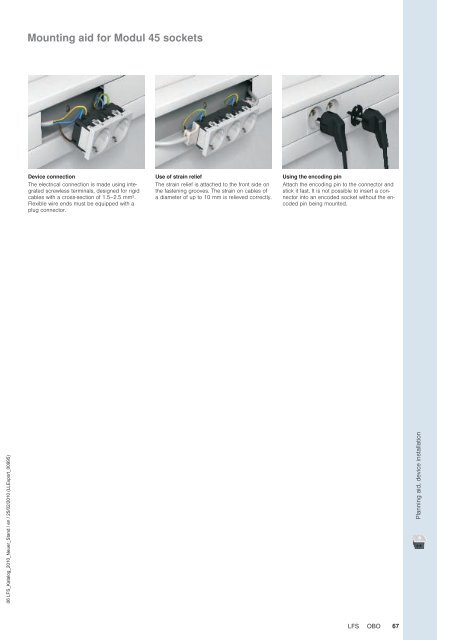 LFS Cable routing systems - OBO Bettermann