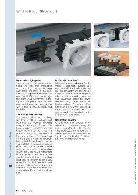 LFS Cable routing systems - OBO Bettermann