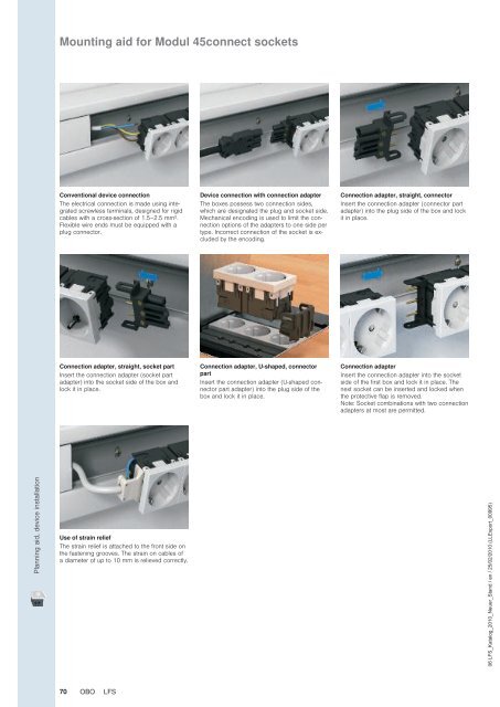 LFS Cable routing systems - OBO Bettermann