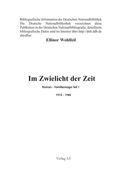 Im Zwielicht der Zeit - Buch ist mehr - Verlag 3.0