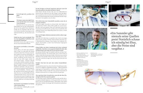 Sammler mit markenfetiSch - Cazal Eyewear