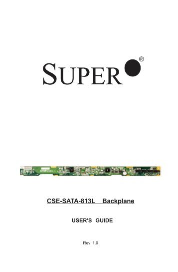 SC733 MANUAL_rc - Supermicro