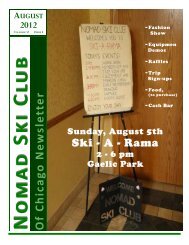 August 2012 newsletter.pub - Chicago Nomads Ski Club