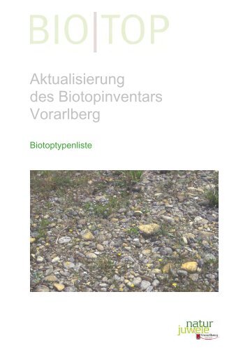 Biotoptypenliste - Vorarlberg